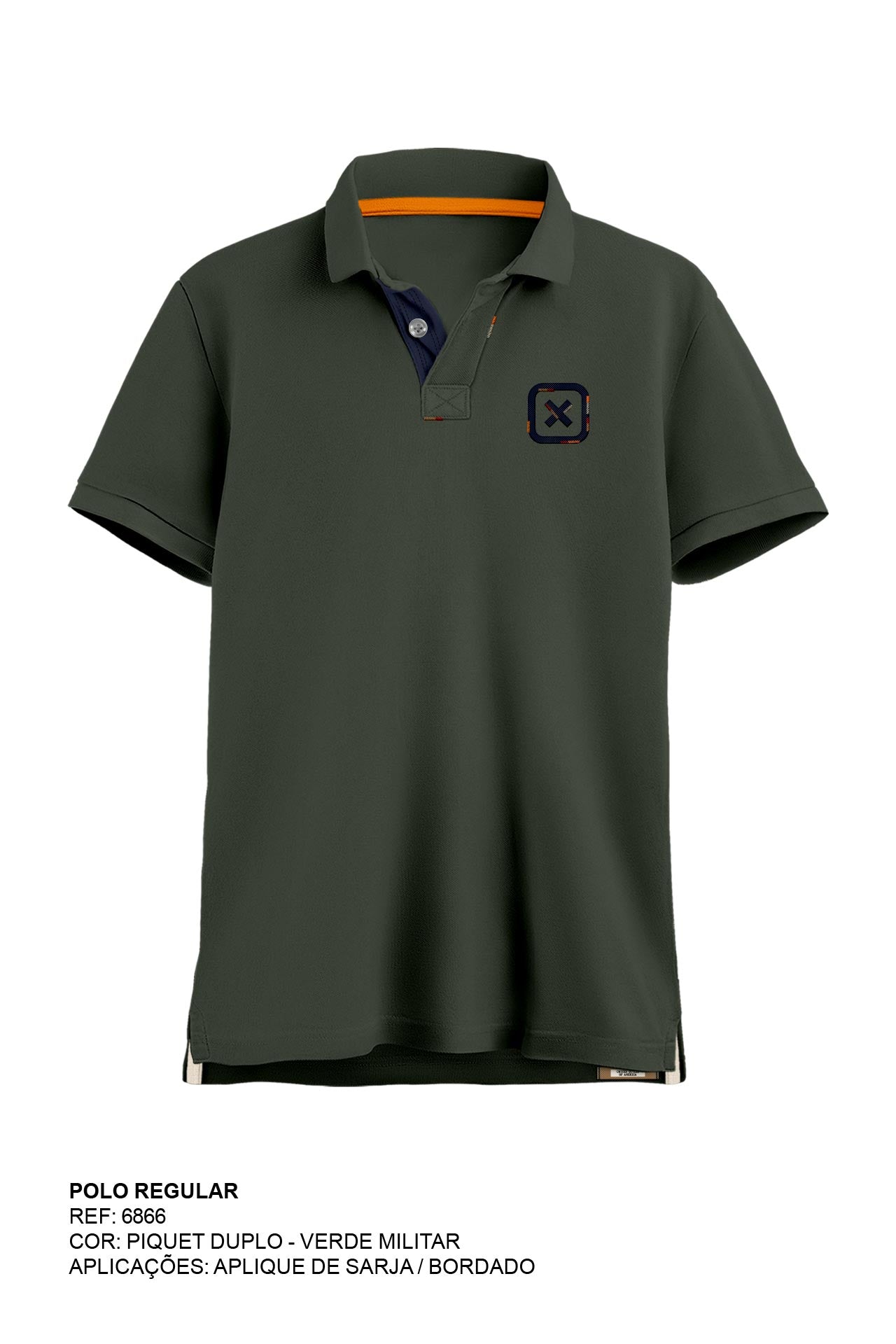 POLO EXTRA REGULAR BORDADA 6866