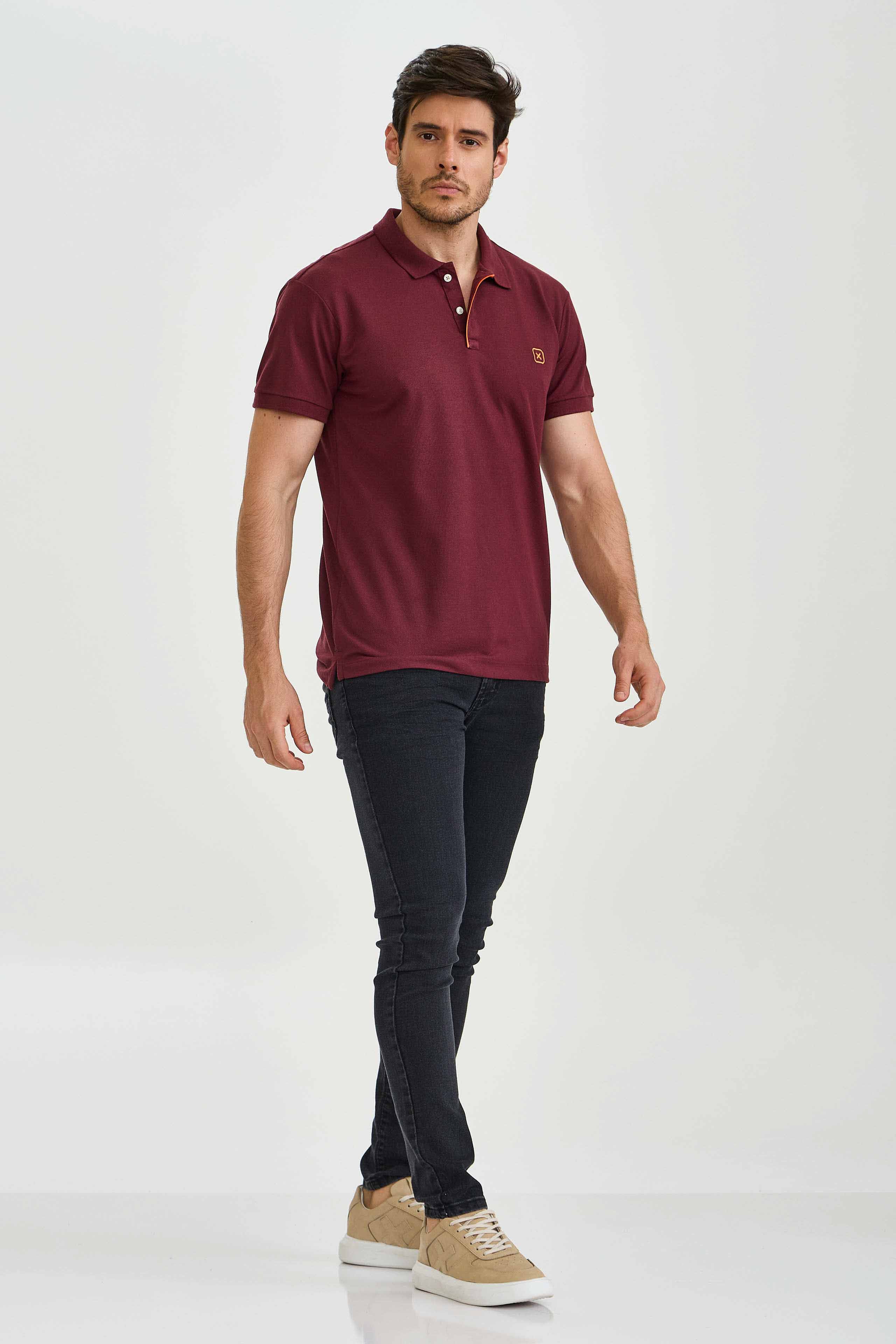 POLO X-SIZE PIQUET BORDADA 6875P