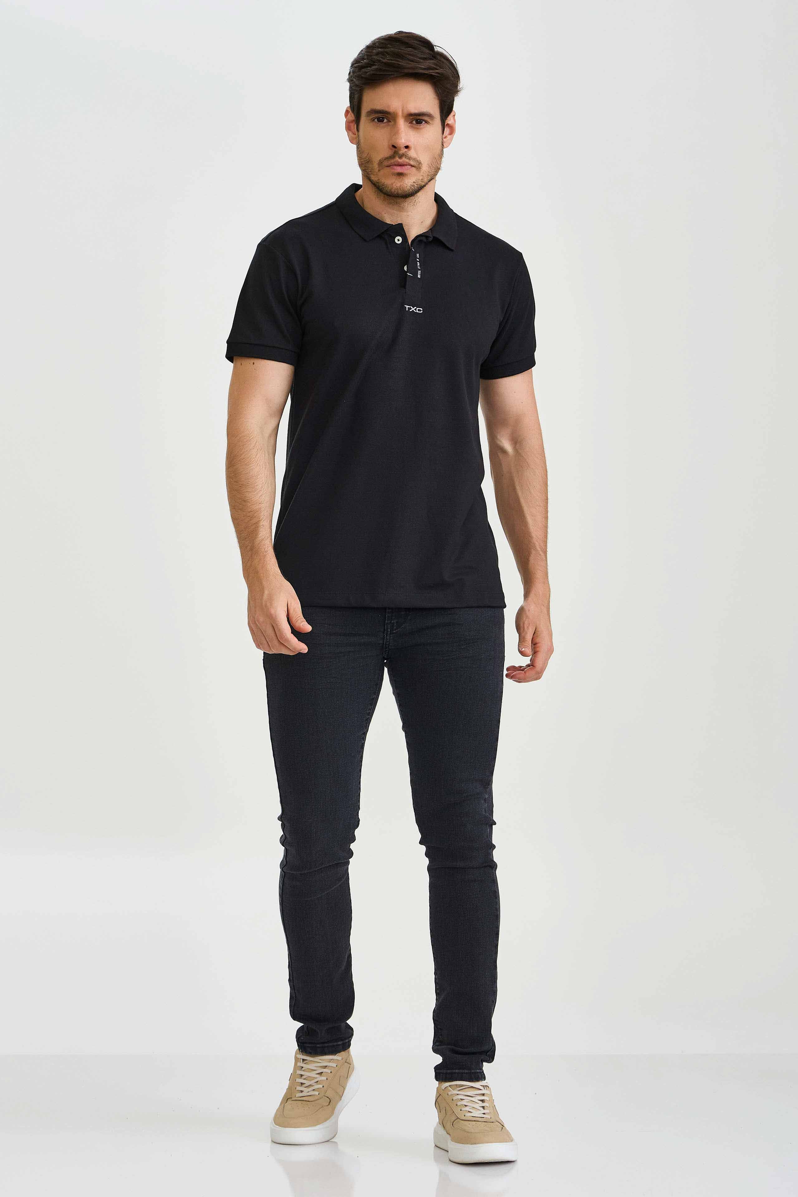 POLO X-SIZE PIQUET BORDADA 6886P