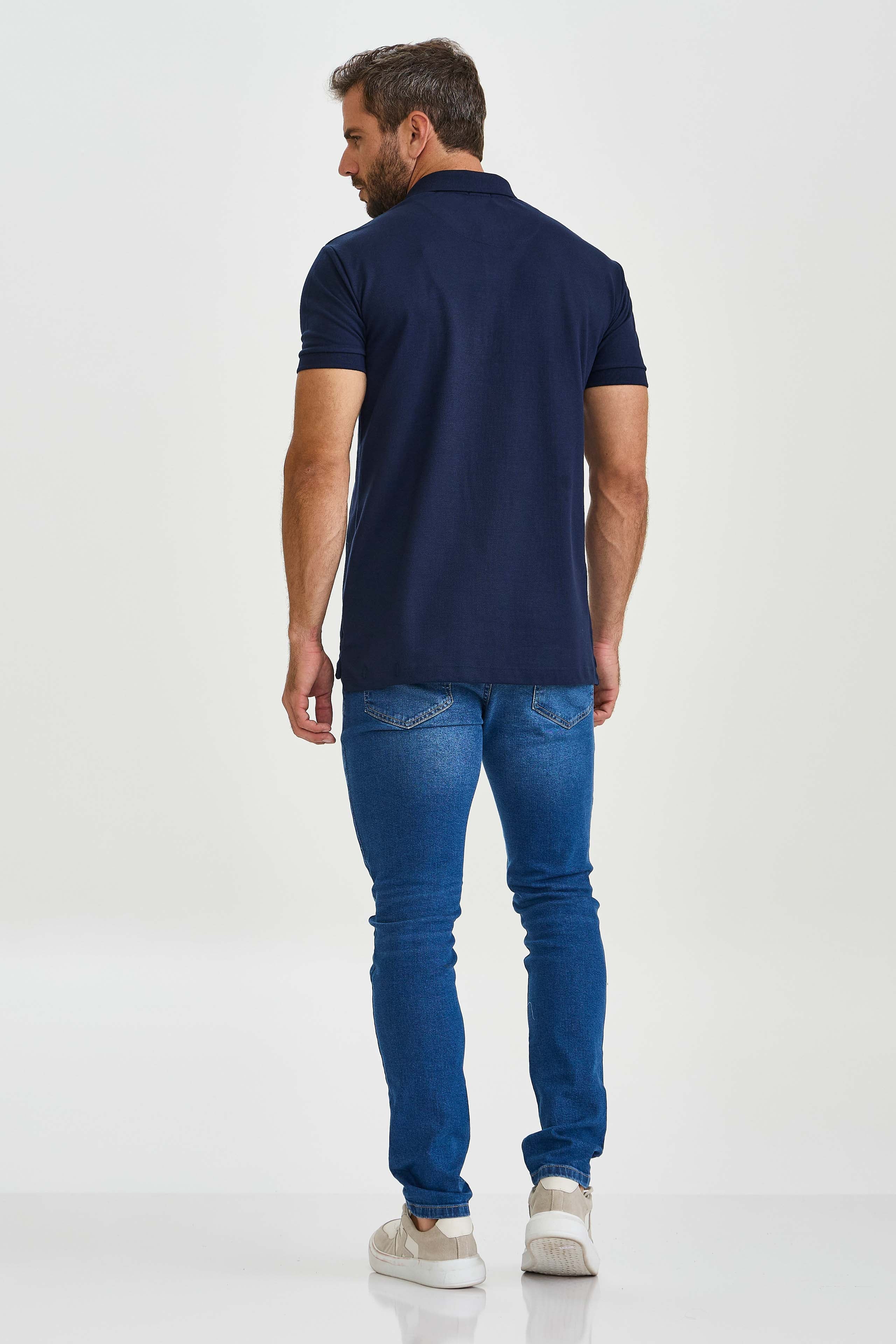 POLO REGULAR PIQUET BORDADA 6897