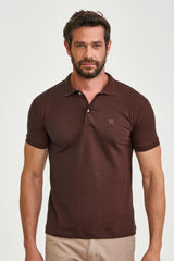 POLO SLIM PIQUET BORDADO 6909