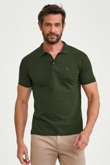 POLO SLIM PIQUET BORDADO 6909