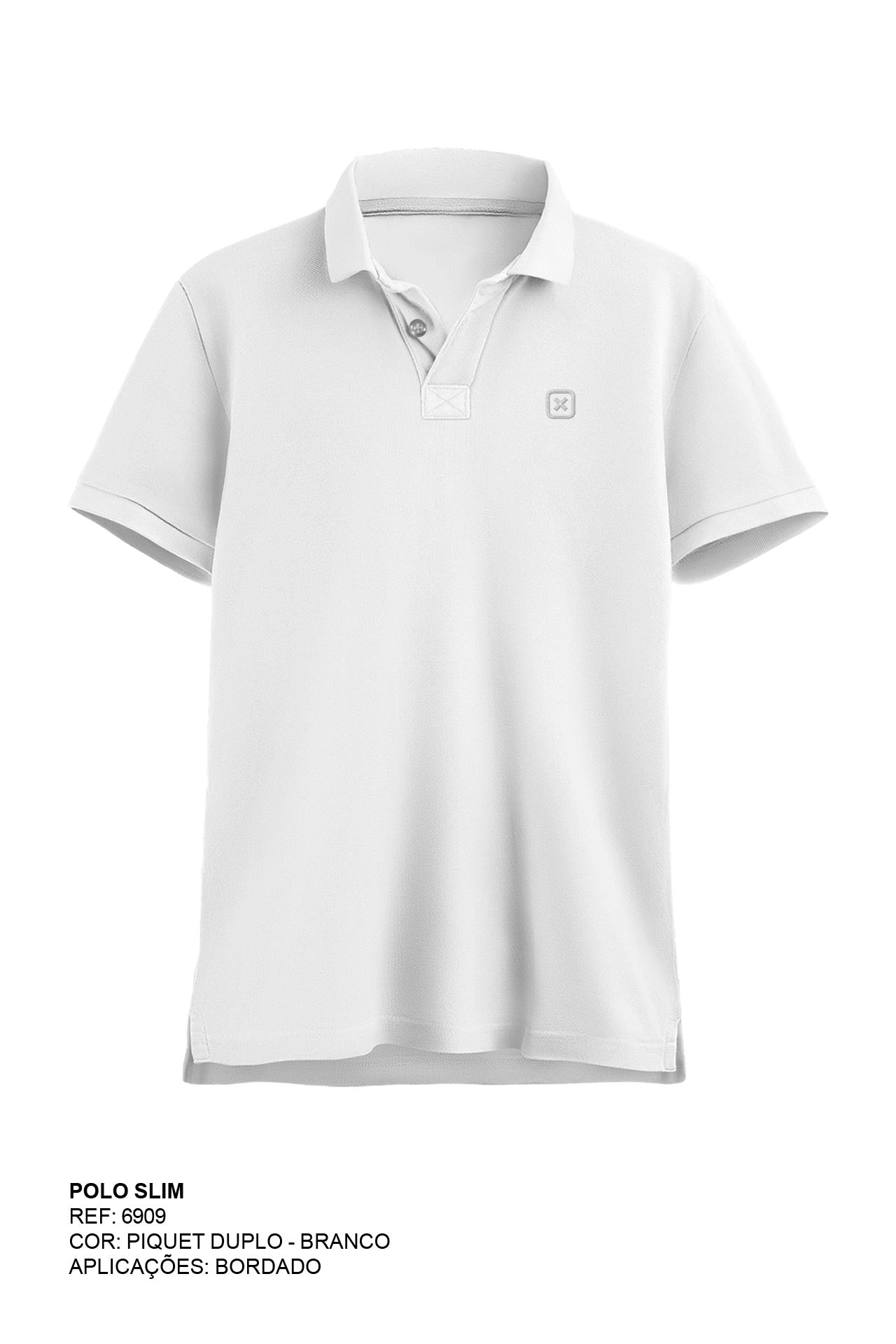 POLO REGULAR PIQUET BORDADO 6909i INFANTIL