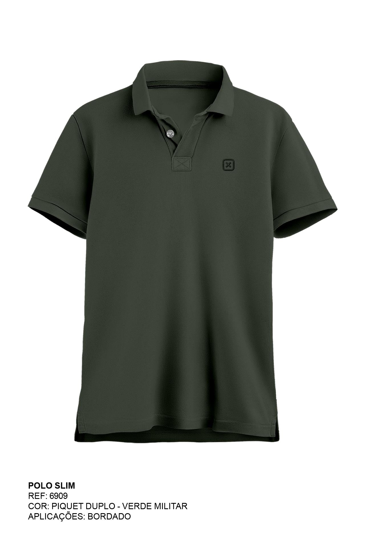 POLO REGULAR PIQUET BORDADO 6909i INFANTIL