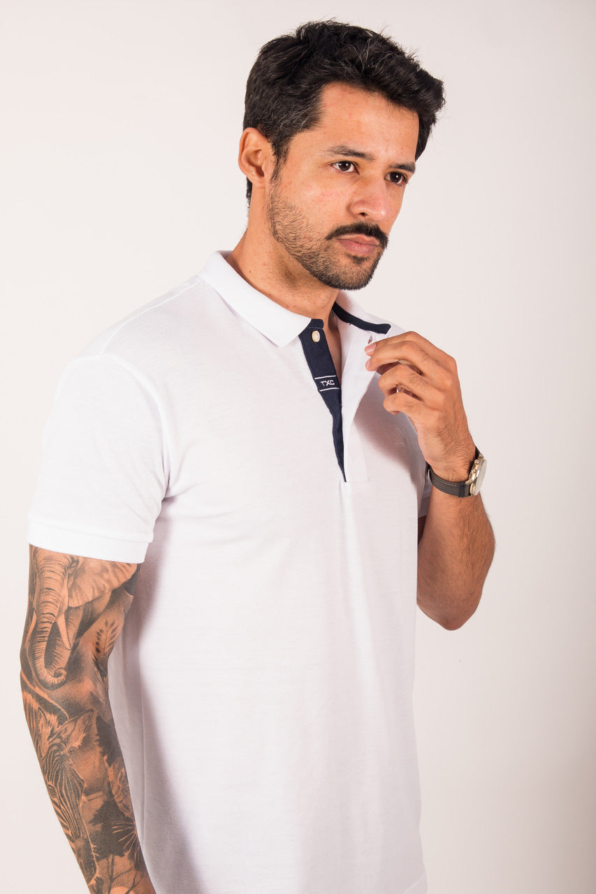 POLO REGULAR PIQUET BORDADA 6928