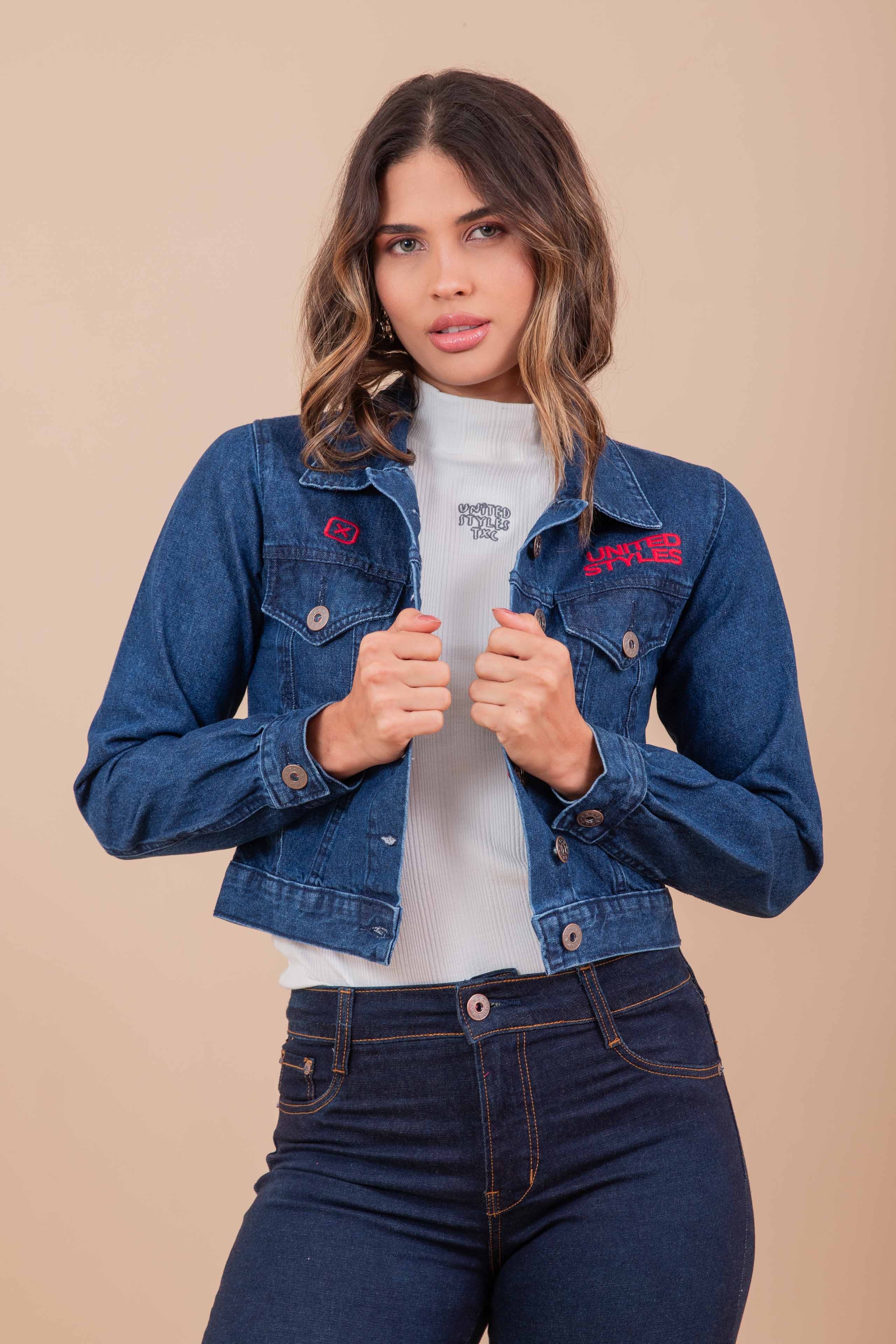 Jaqueta Jeans Feminina Light - 7174