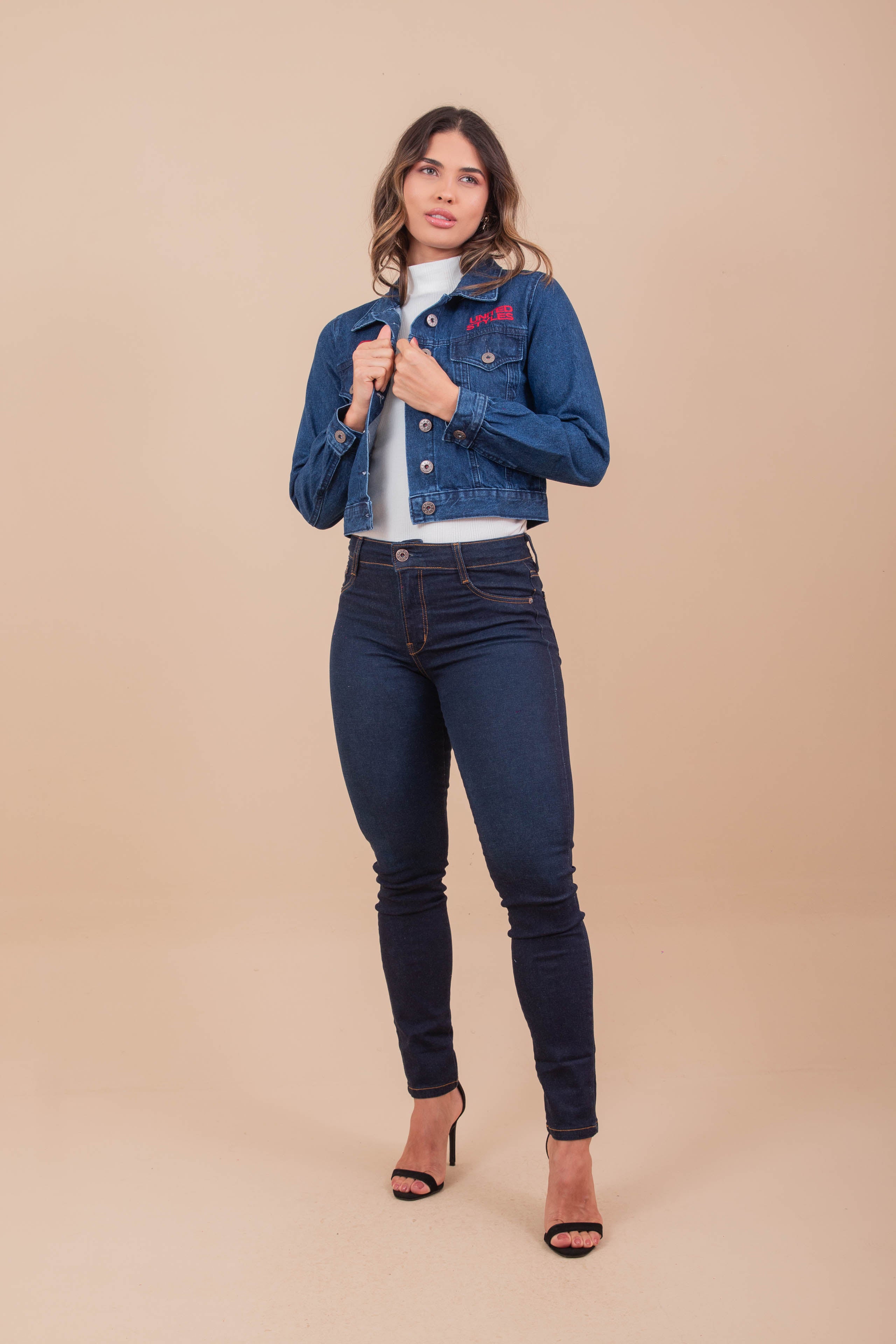 Jaqueta Jeans Feminina Light - 7174