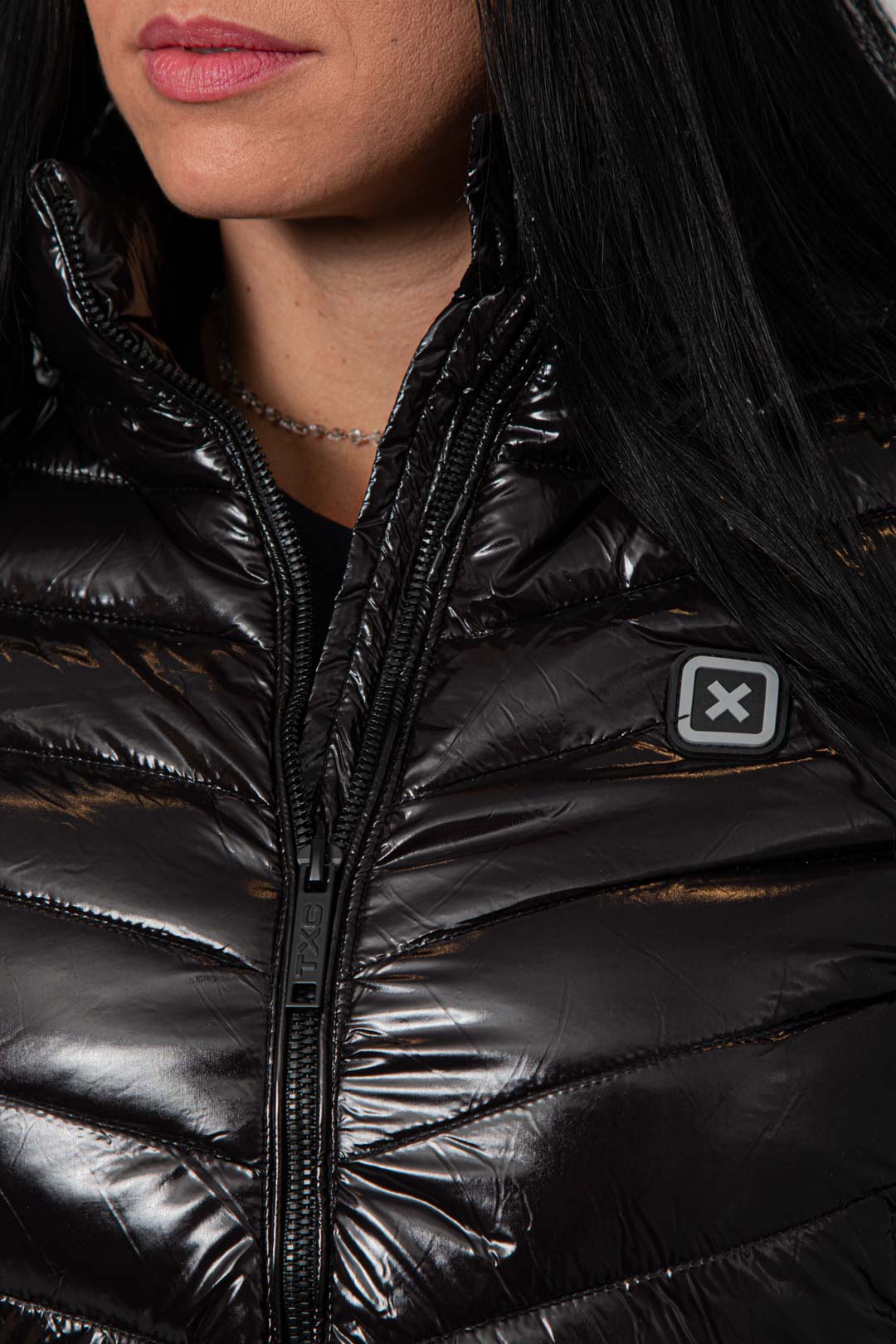 JAQUETA EXTRA ML PUFFER BORDADA 7231