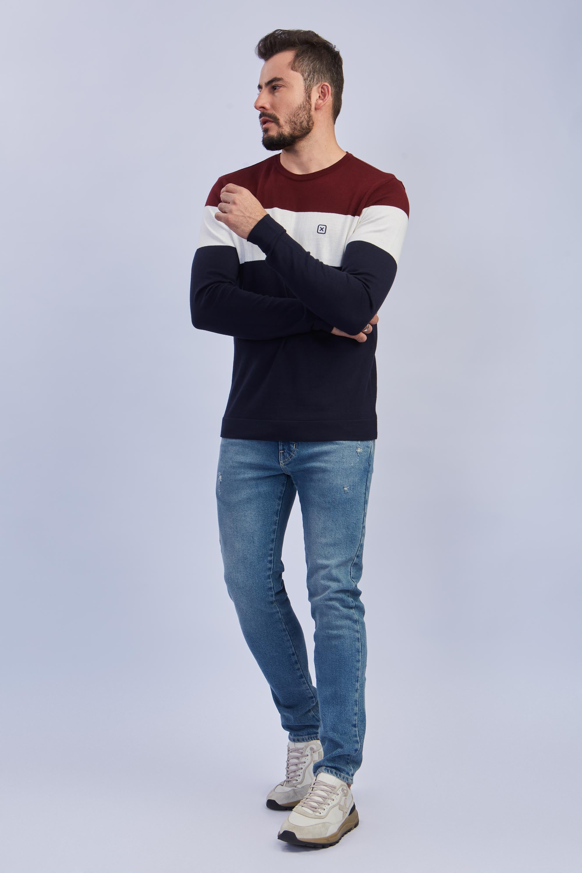 TRICOT CLASSIC ML BORDADO 7277