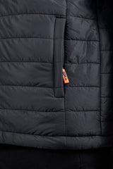 Jaqueta Puffer Com Detalhes Em Laranja |  7314