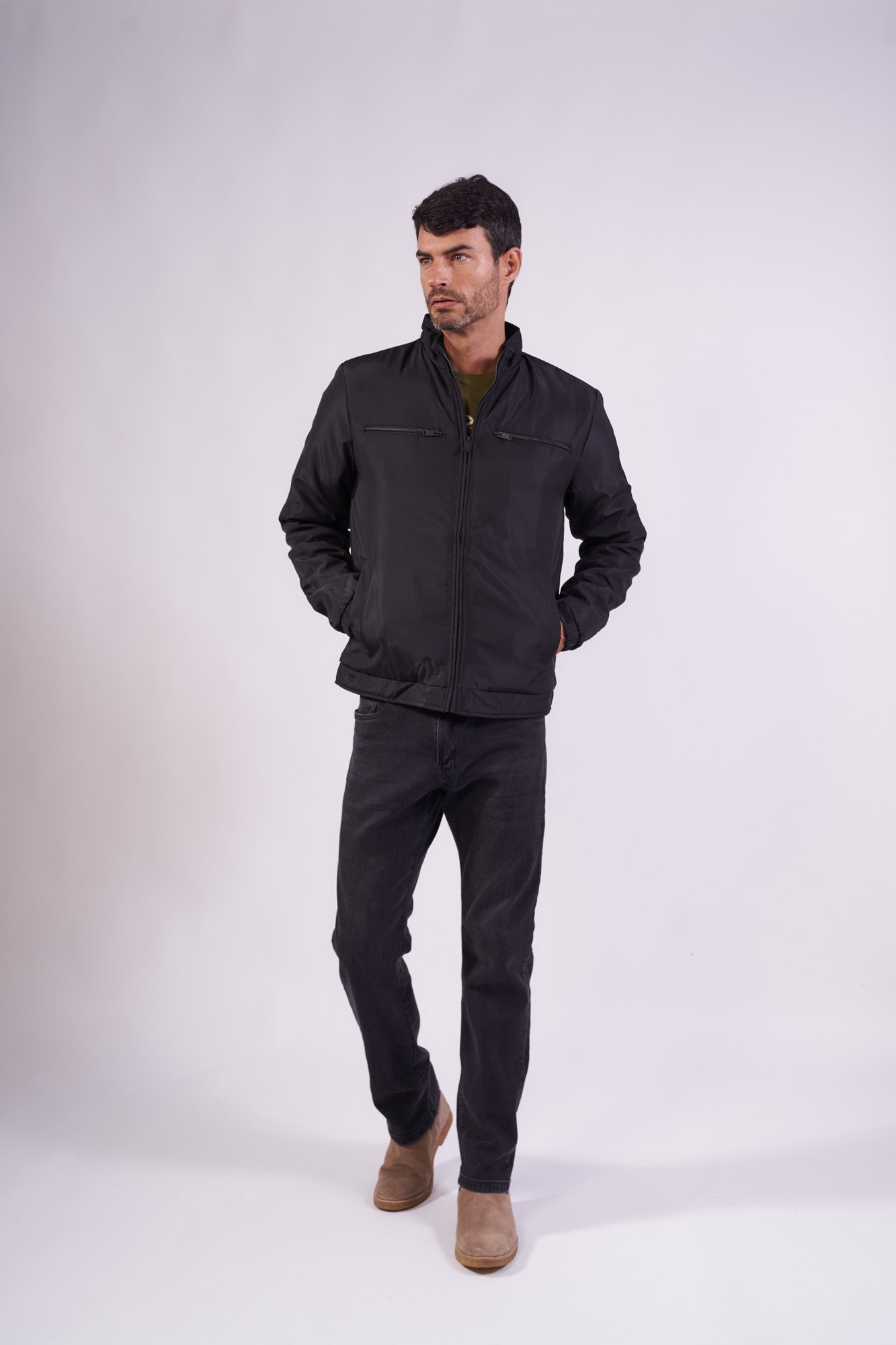 JAQUETA PUFFER POLIESTER COM ETIQUETA 7316