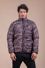 Jaqueta Puffer Estampa Camuflada - 7320