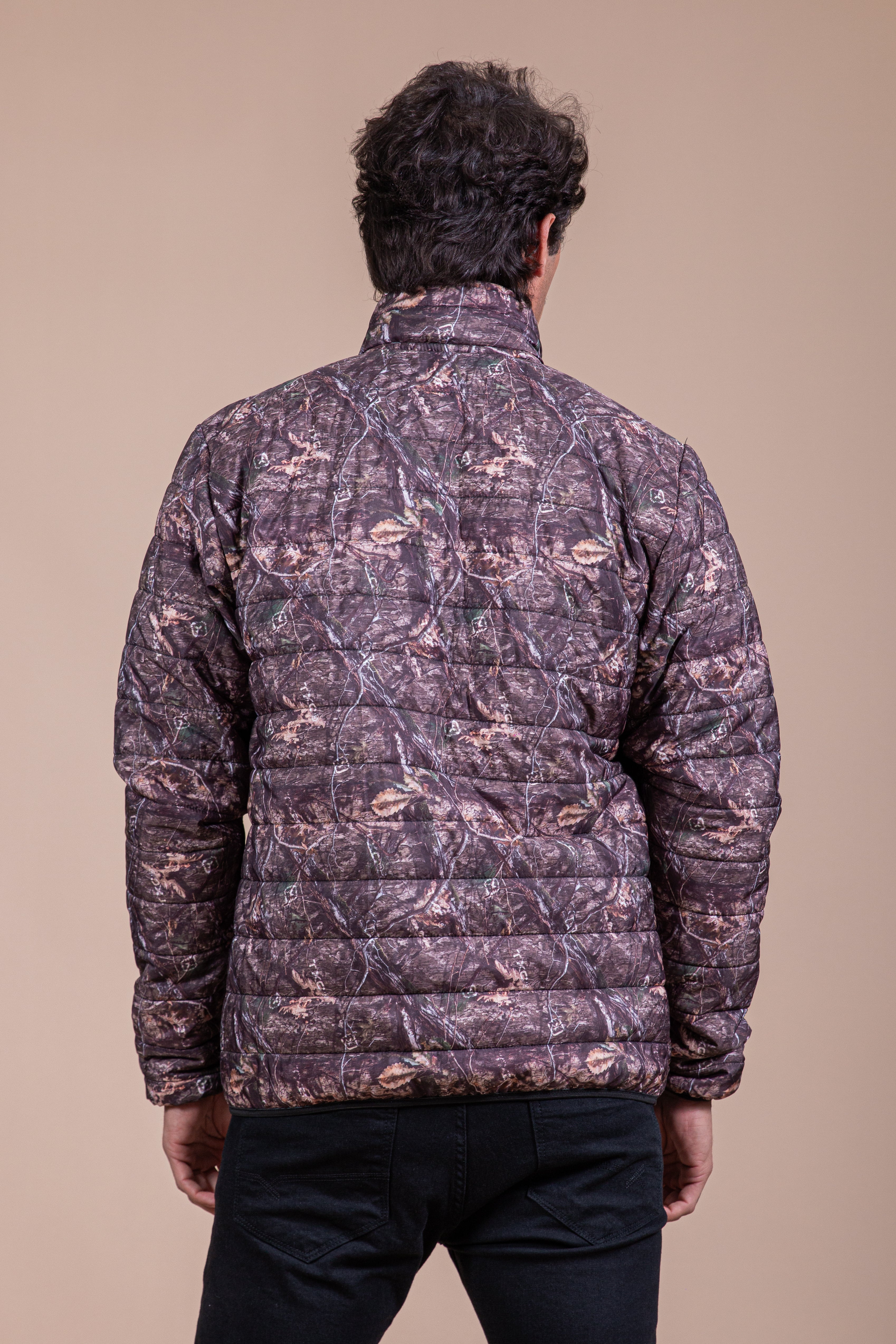 Jaqueta Puffer Estampa Camuflada - 7320