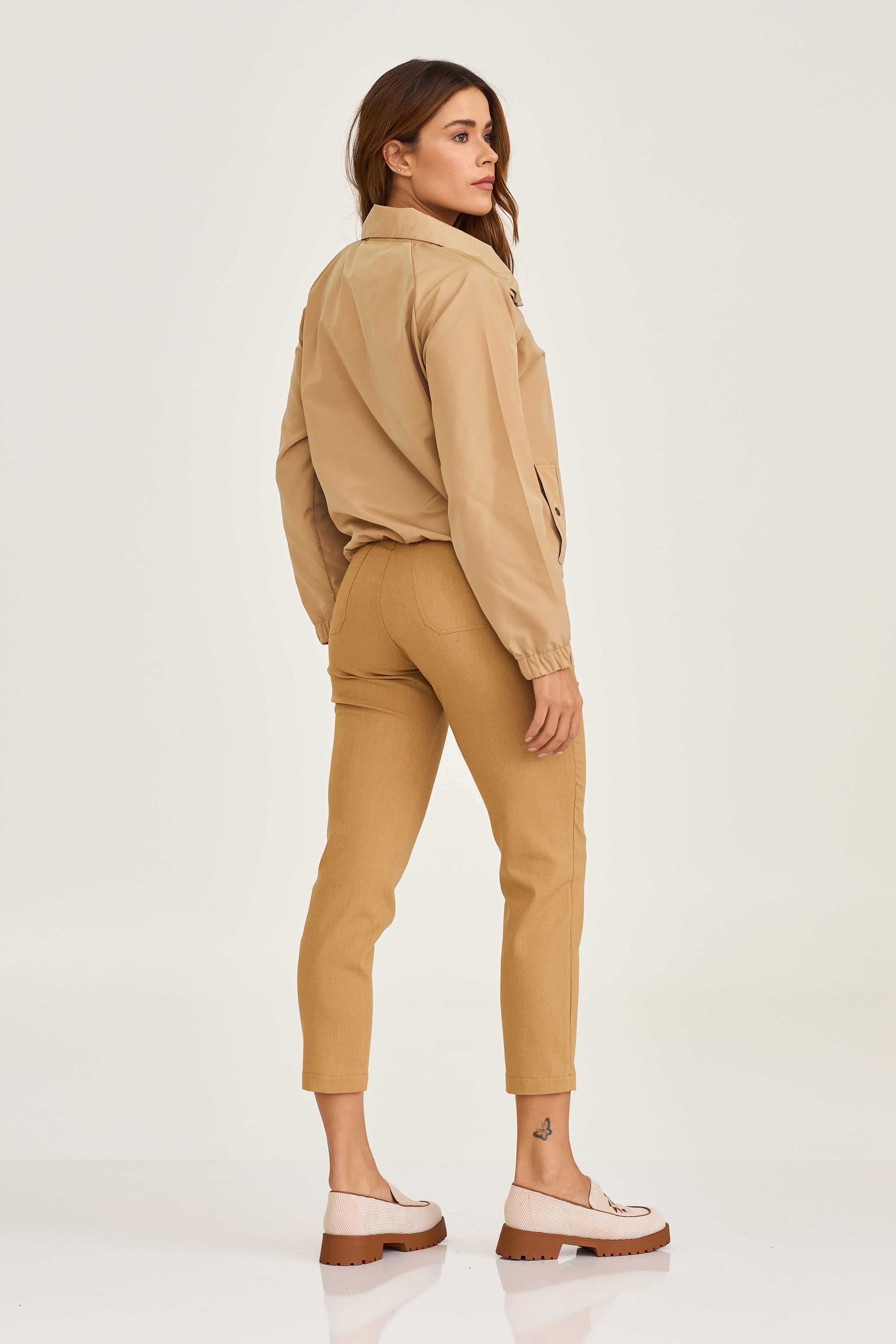 JAQUETA BOMBER TACTEL PLAQUINHA 7342