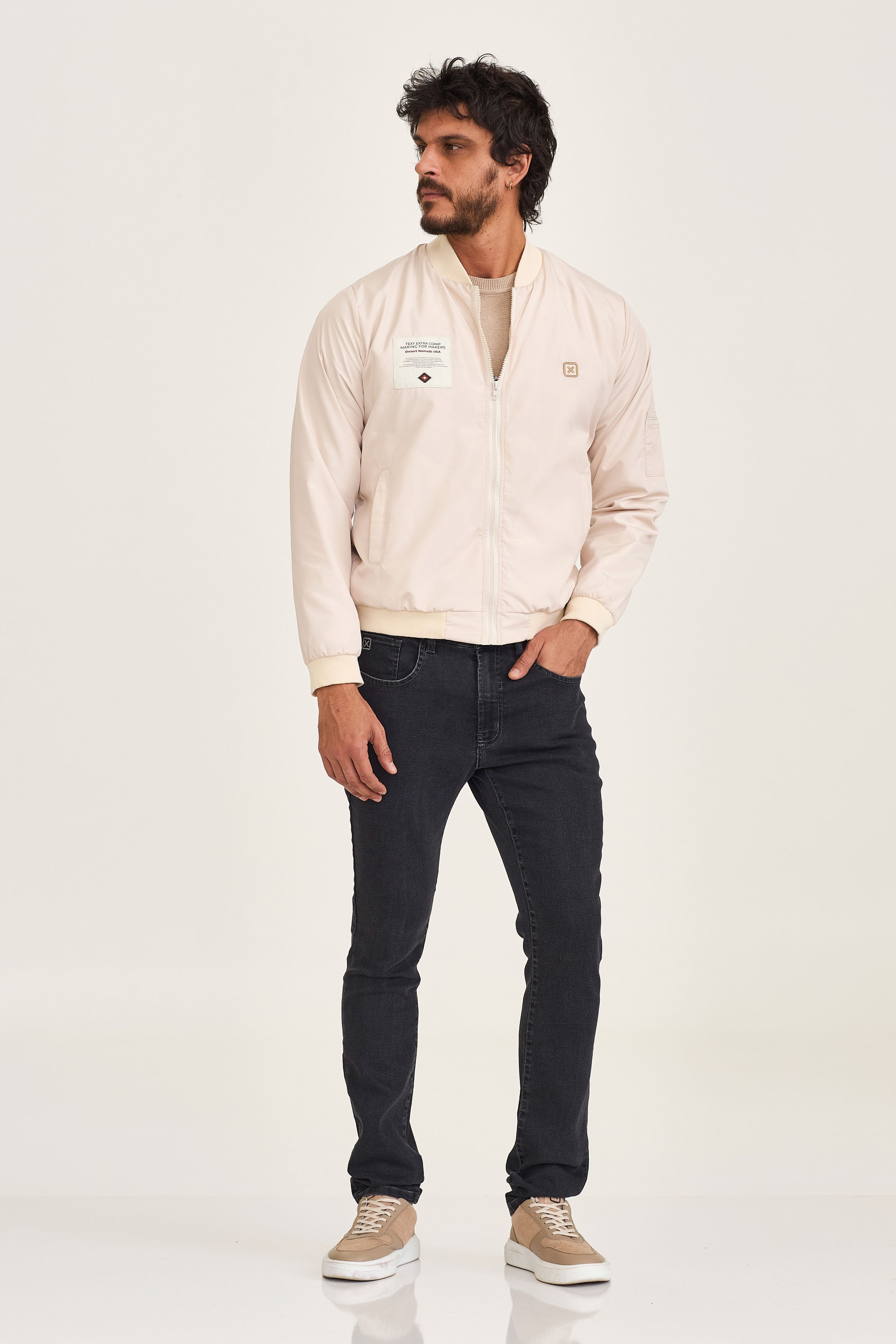 JAQUETA CUSTOM BOMBER ESTAMPADA 7365