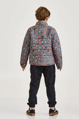 JAQUETA PUFFER NYLON ESTAMPADA 7366i INFANTIL