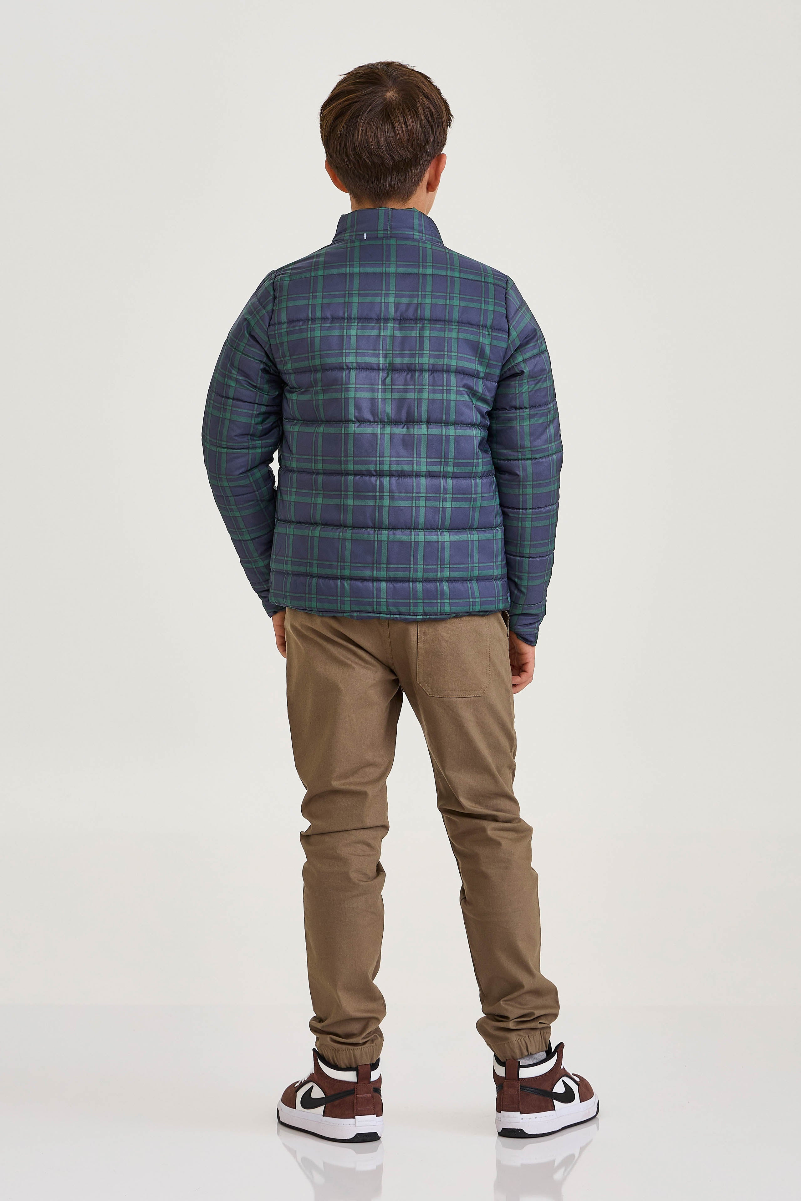 JAQUETA PUFFER NYLON ESTAMPADA 7367i INFANTIL