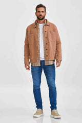 JAQUETA OVERSHIRT SARJA BORDADA 7370