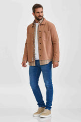 JAQUETA OVERSHIRT SARJA BORDADA 7370