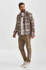 JAQUETA OVERSHIRT SARJA BORDADA 7379