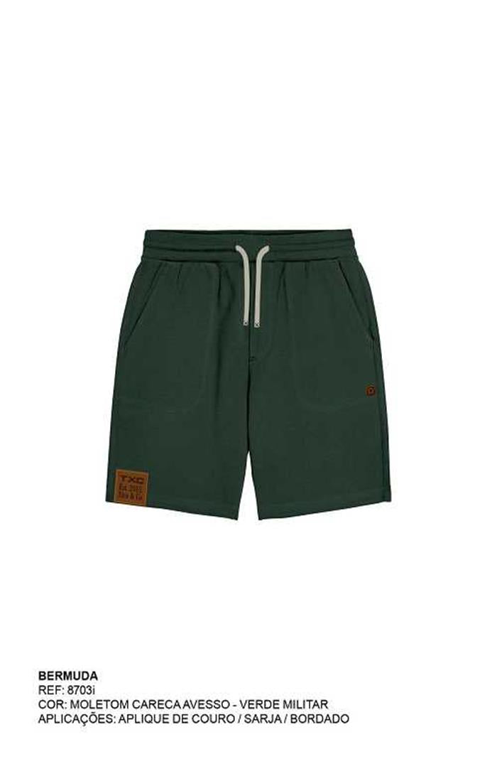BERMUDA JOGGER CUSTOM APLICADA 8703i INFANTIL
