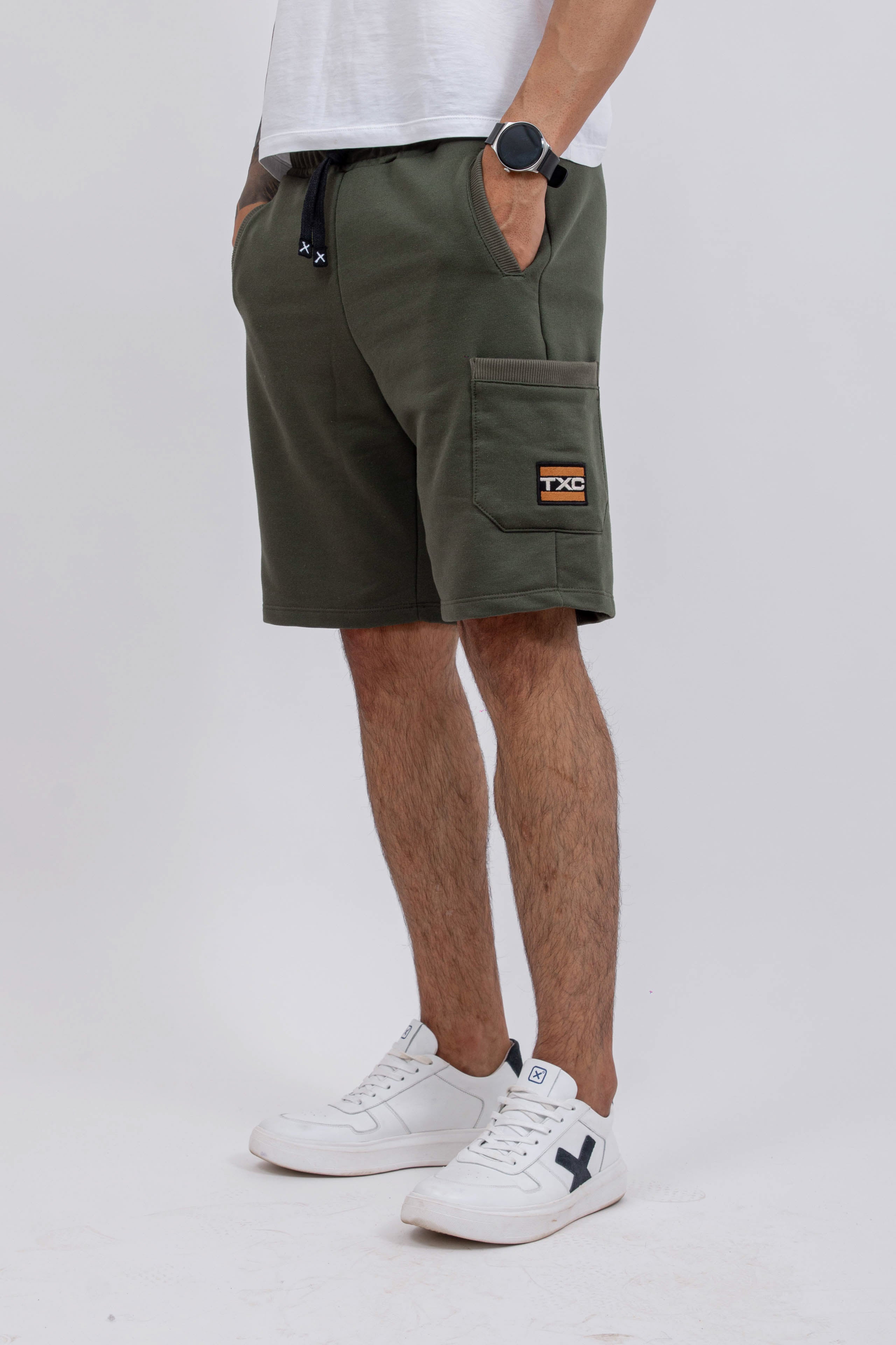 BERMUDA JOGGER MOLETOM BORDADA 8708
