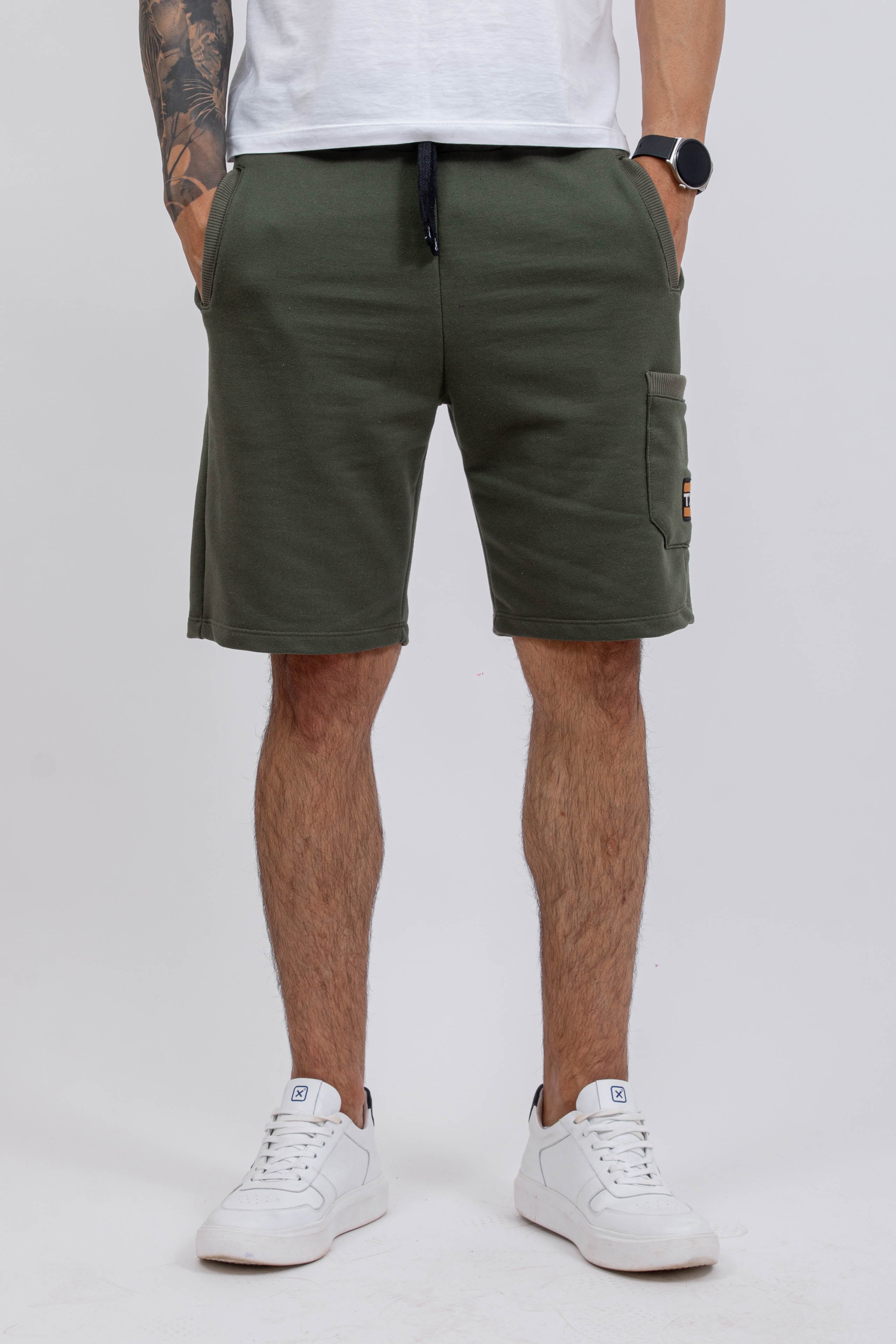 BERMUDA JOGGER MOLETOM BORDADA 8708