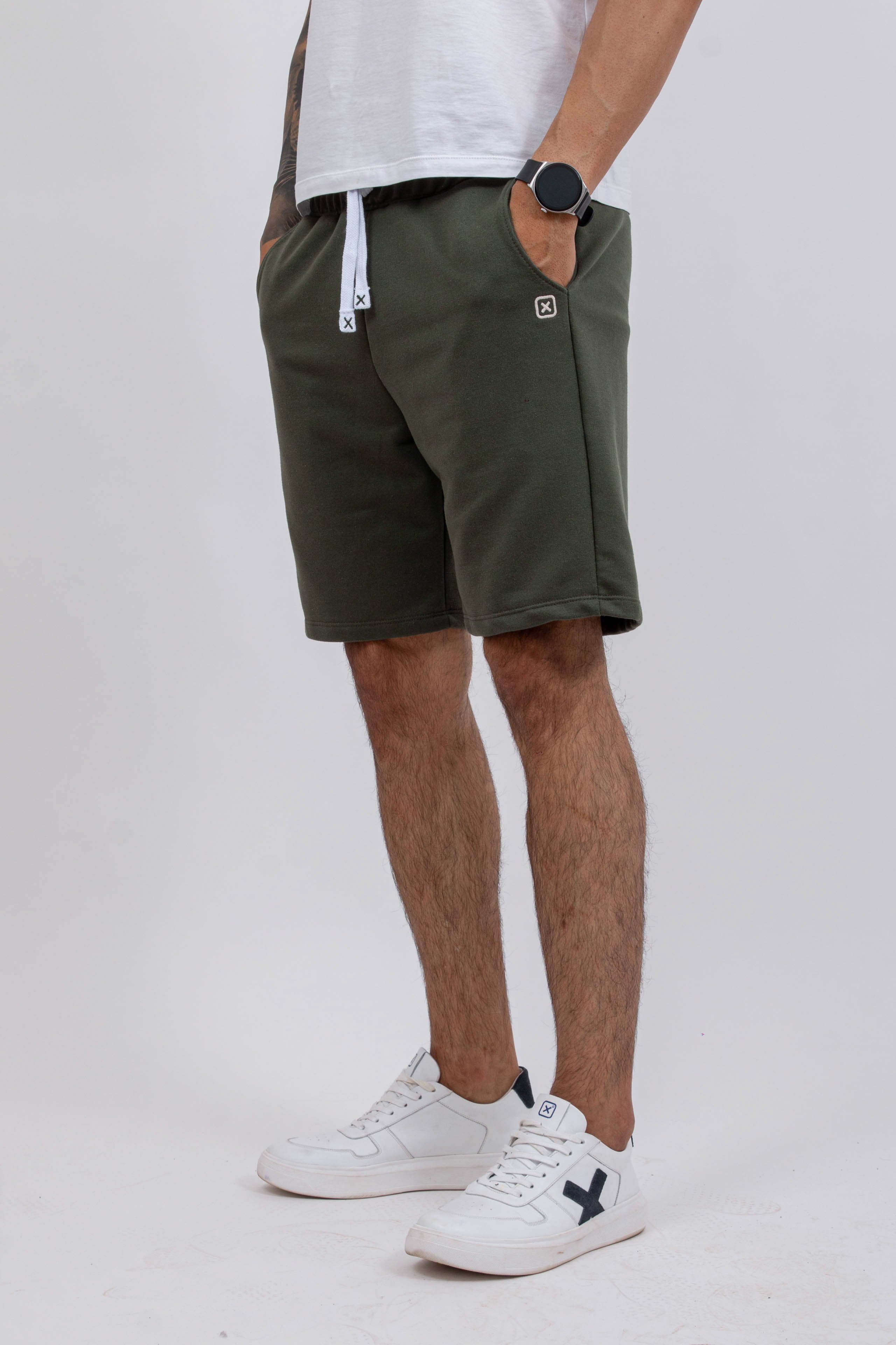 BERMUDA JOGGER MOLETOM BORDADA 8713