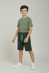 BERMUDA JOGGER MOLETOM BORDADO 8713i INFANTIL