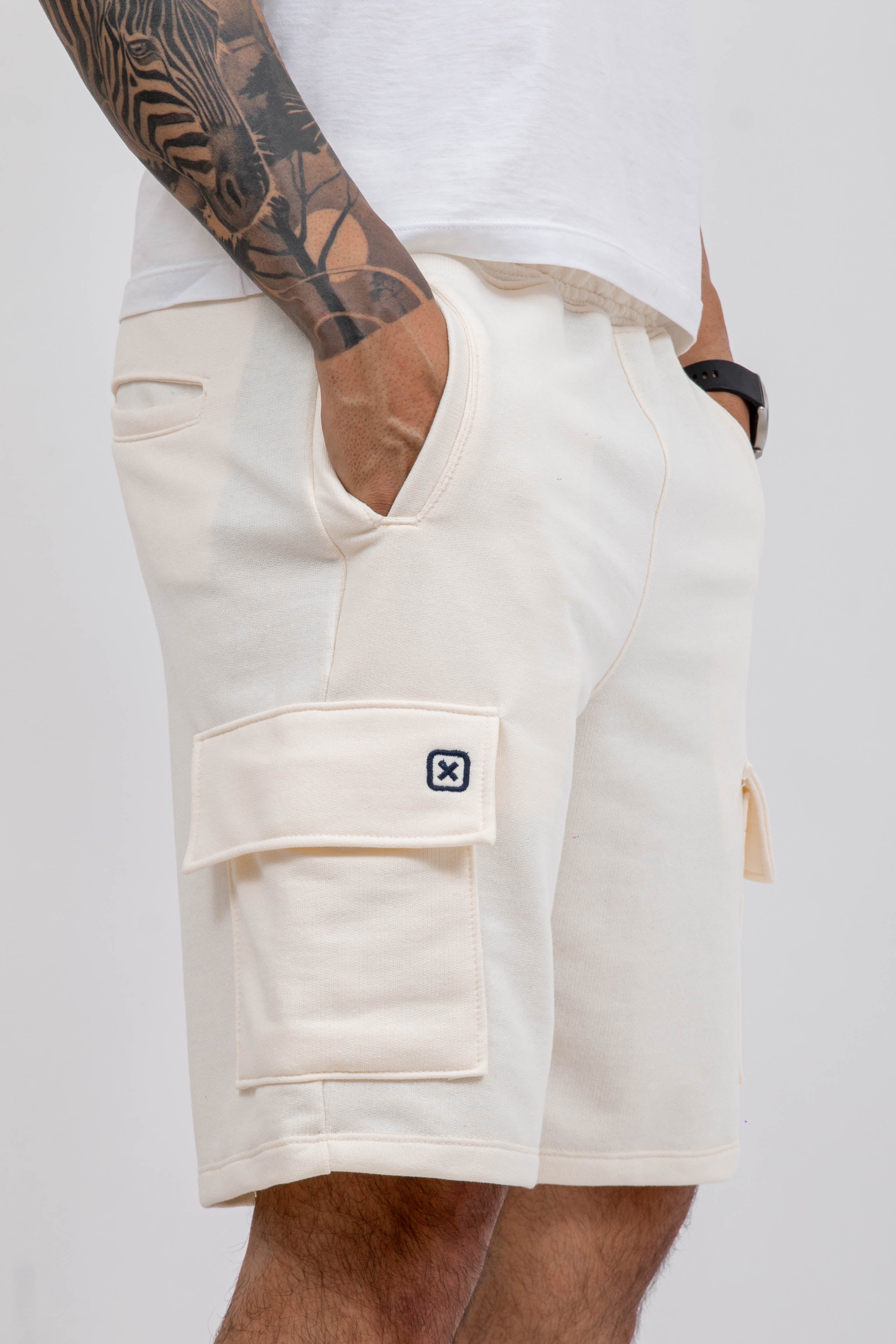 BERMUDA JOGGER MOLETOM BORDADA 8714