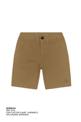 BERMUDA CHINO COTTON BORDADA 8719