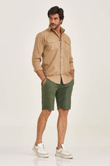 BERMUDA CHINO COTTON BORDADA 8719