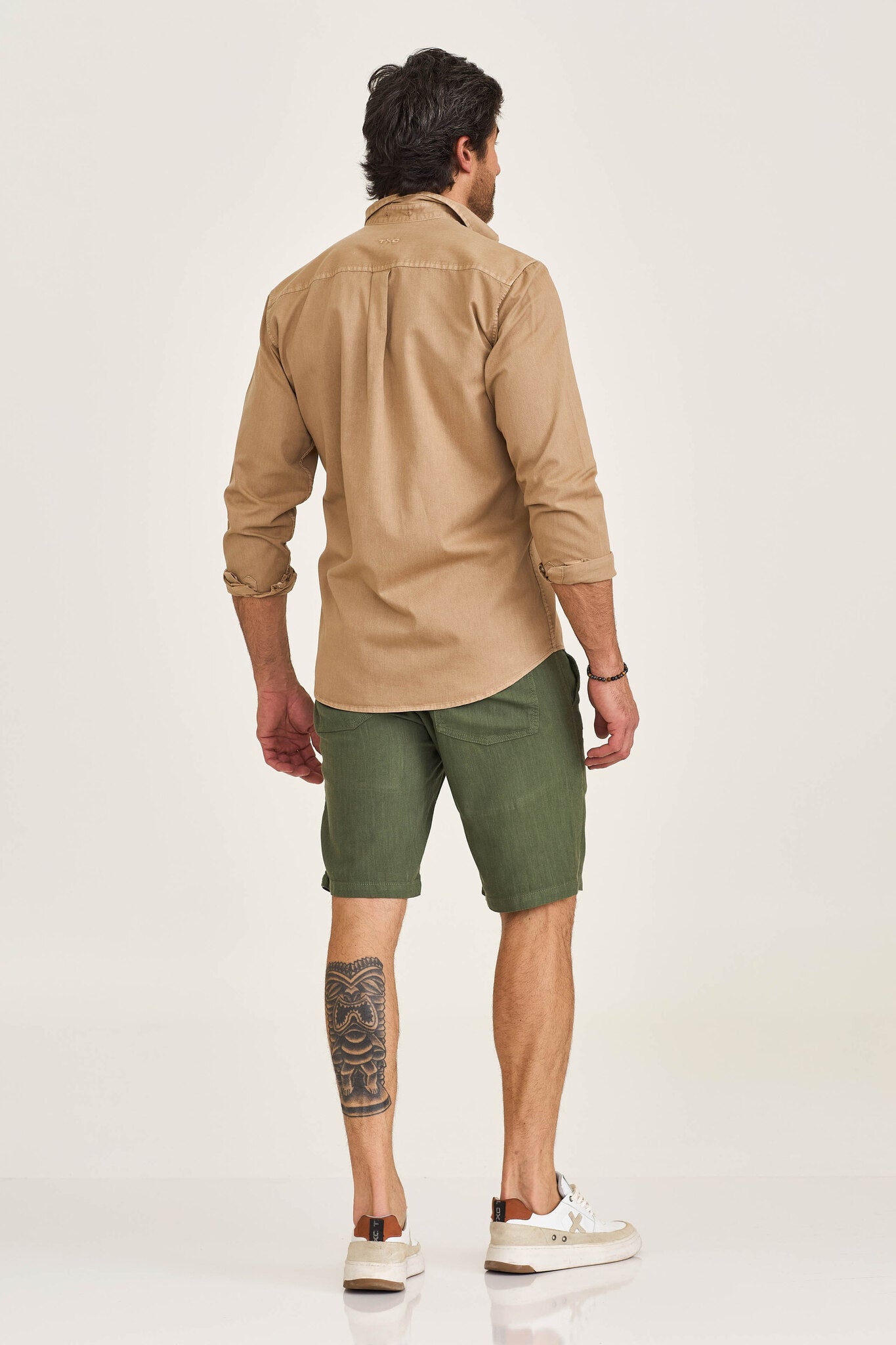 BERMUDA CHINO COTTON BORDADA 8719