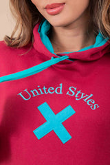 Moletom TXC Feminino United Styles Bordado - 9124