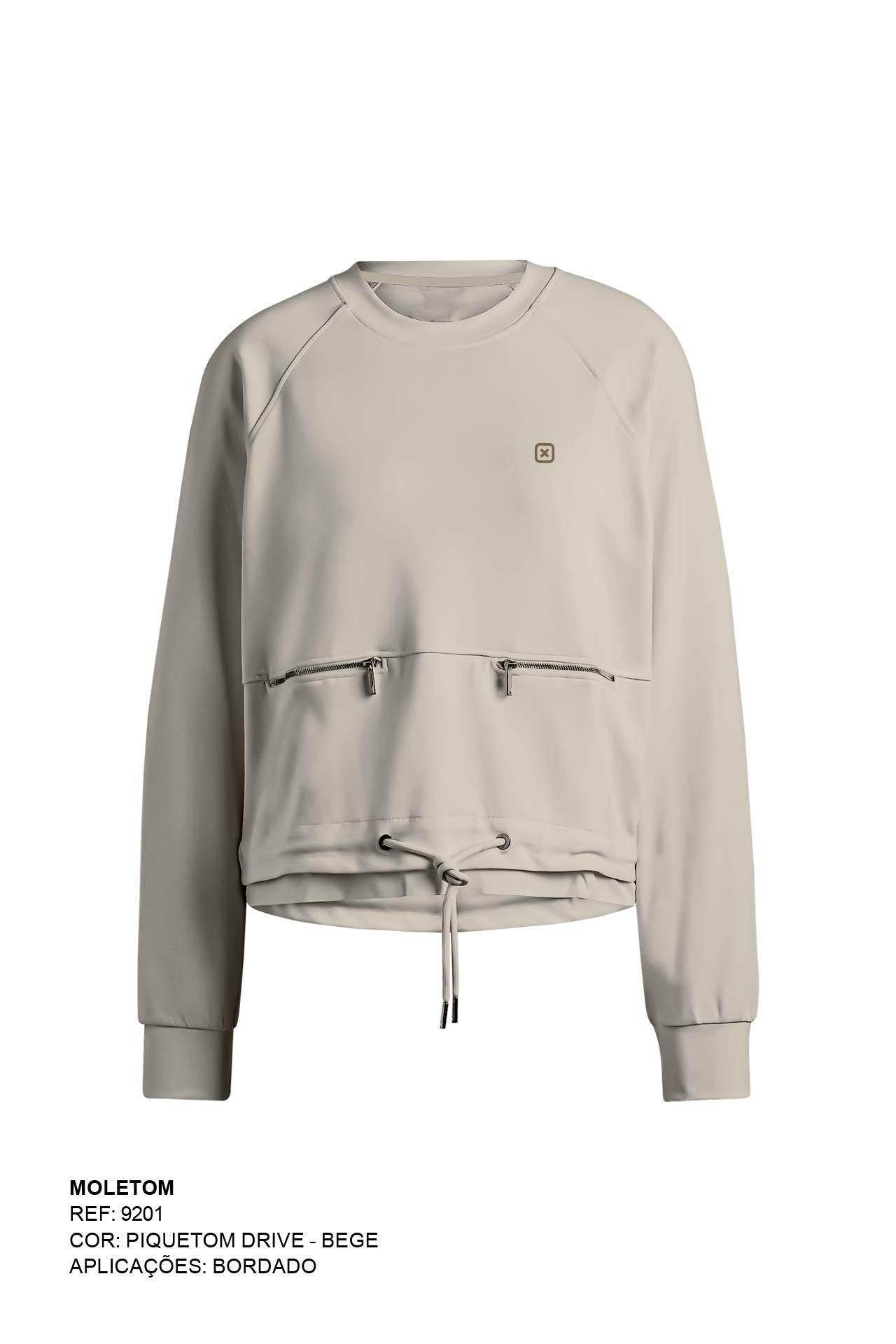 MOLETOM EXTRA REGULAR BORDADO 9201
