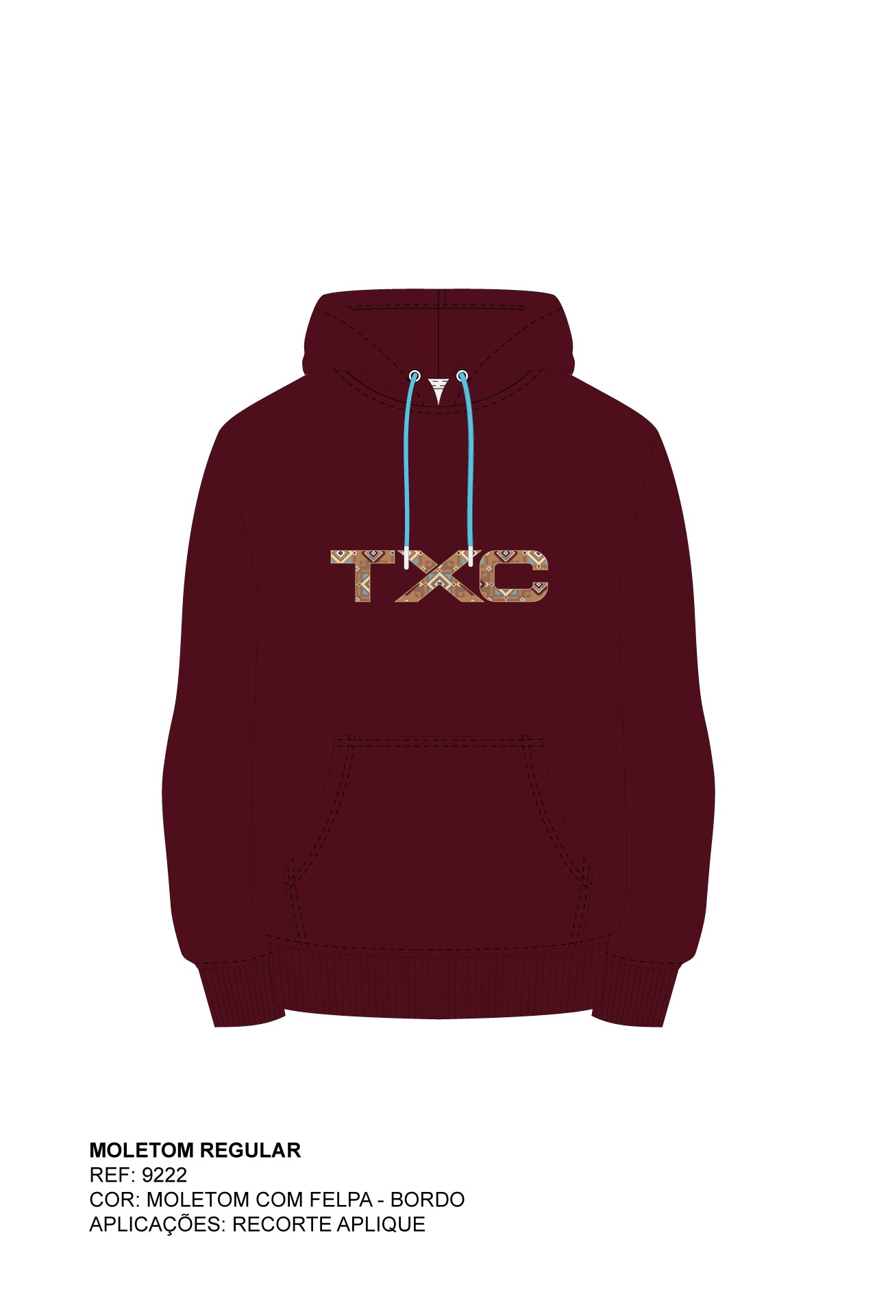 MOLETOM REGULAR ESTAMPADO 9222