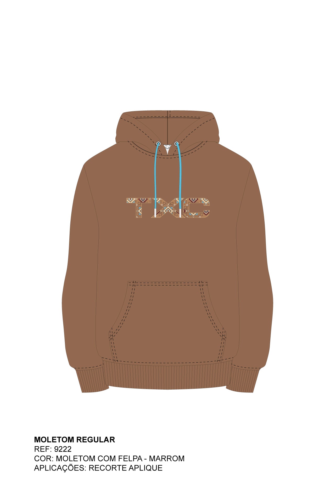 MOLETOM REGULAR ESTAMPADO 9222