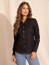 Camisa Feminina Manga Longa - 12155L