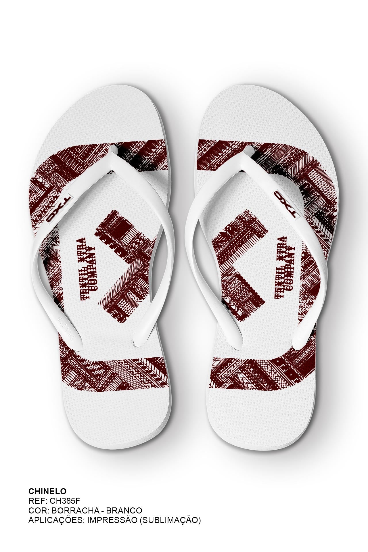 CHINELO TIRA BORRACHA ESTAMPADO CH385F