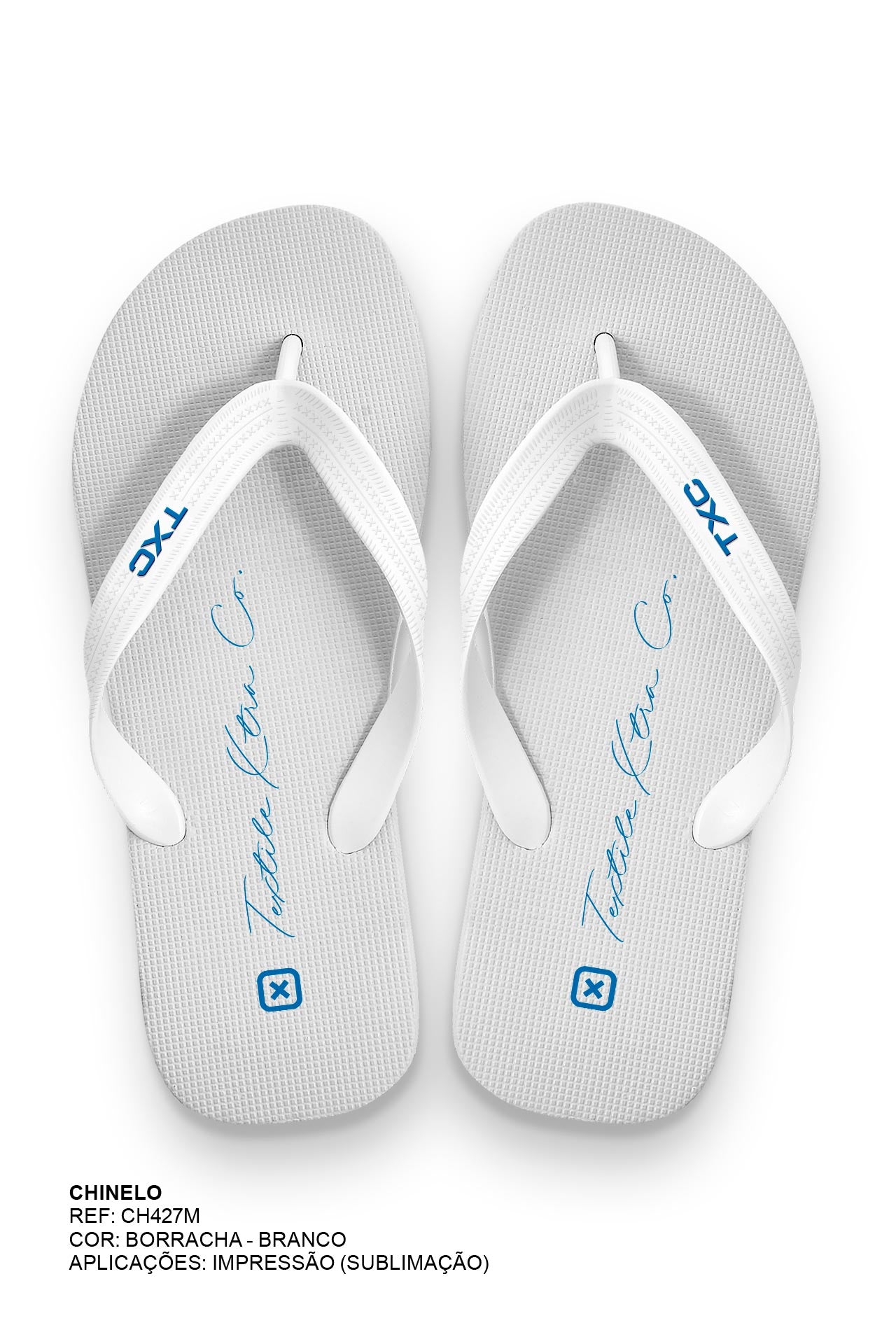 CHINELO TIRAS BORRACHA ESTAMPADO CH427M