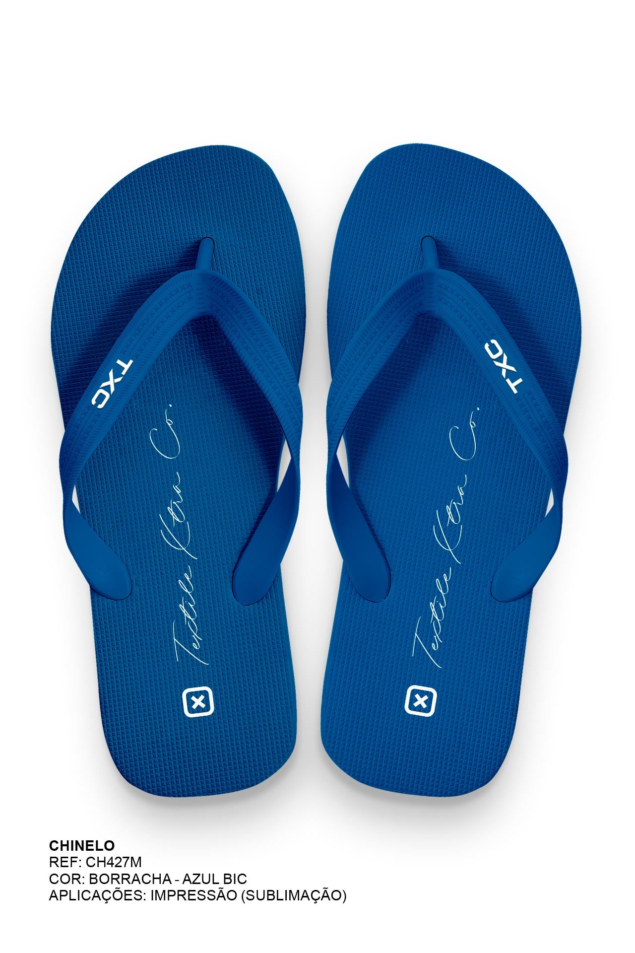 CHINELO TIRAS BORRACHA ESTAMPADO CH427M