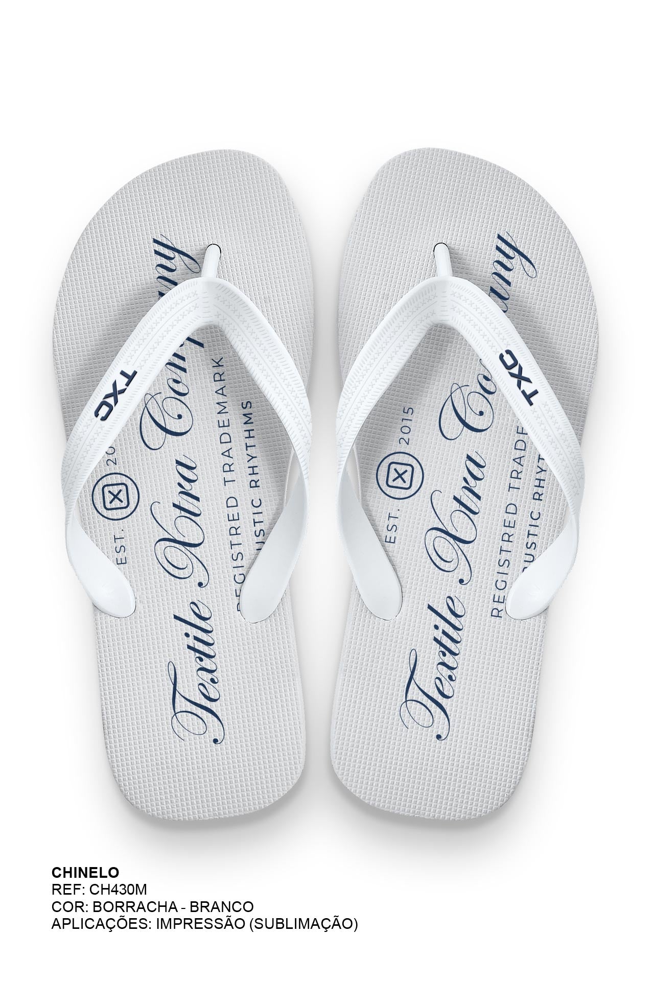 CHINELO TIRAS BORRACHA ESTAMPADO CH430M