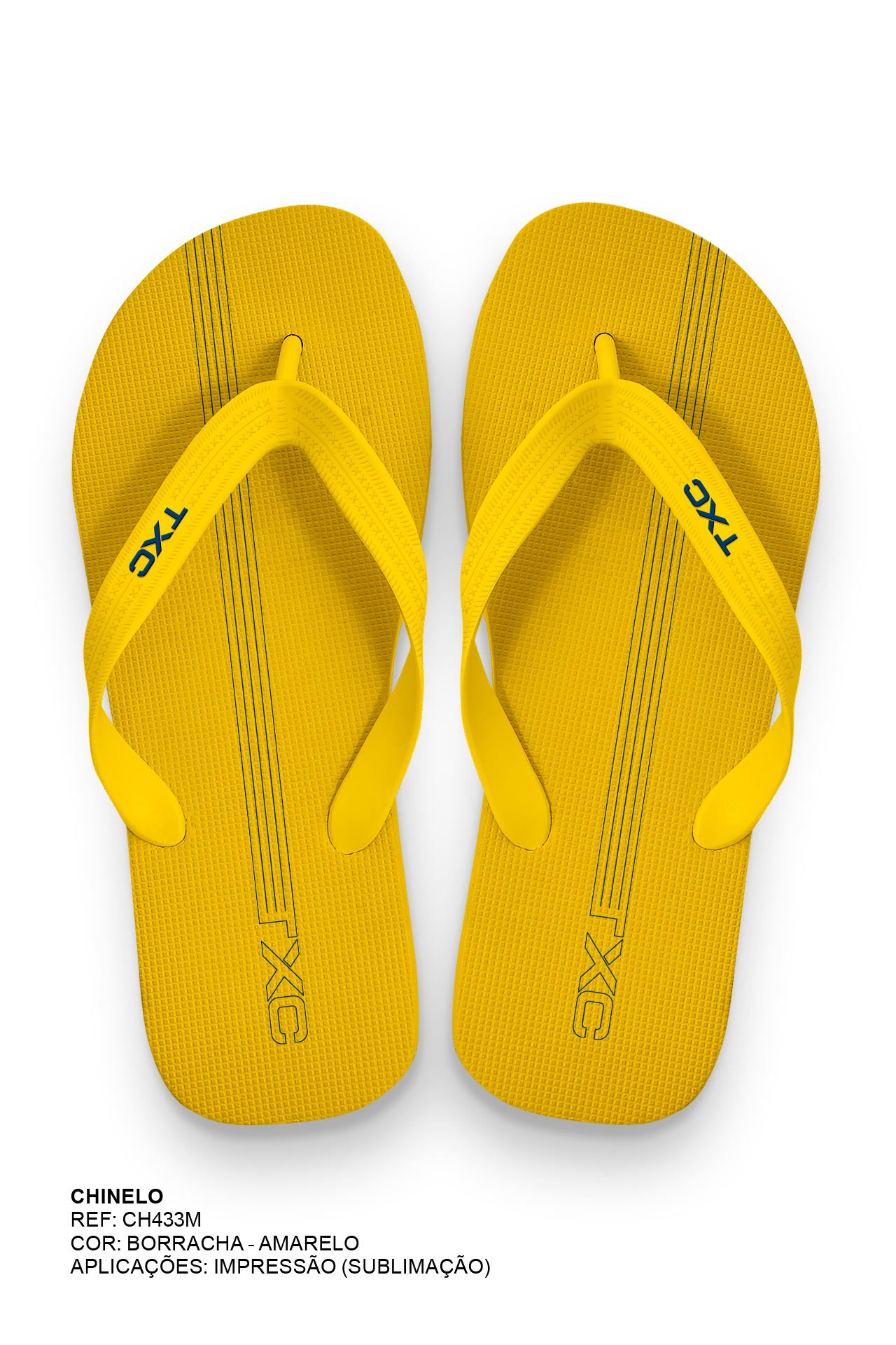 CHINELO TIRAS BORRACHA ESTAMPADO CH433M
