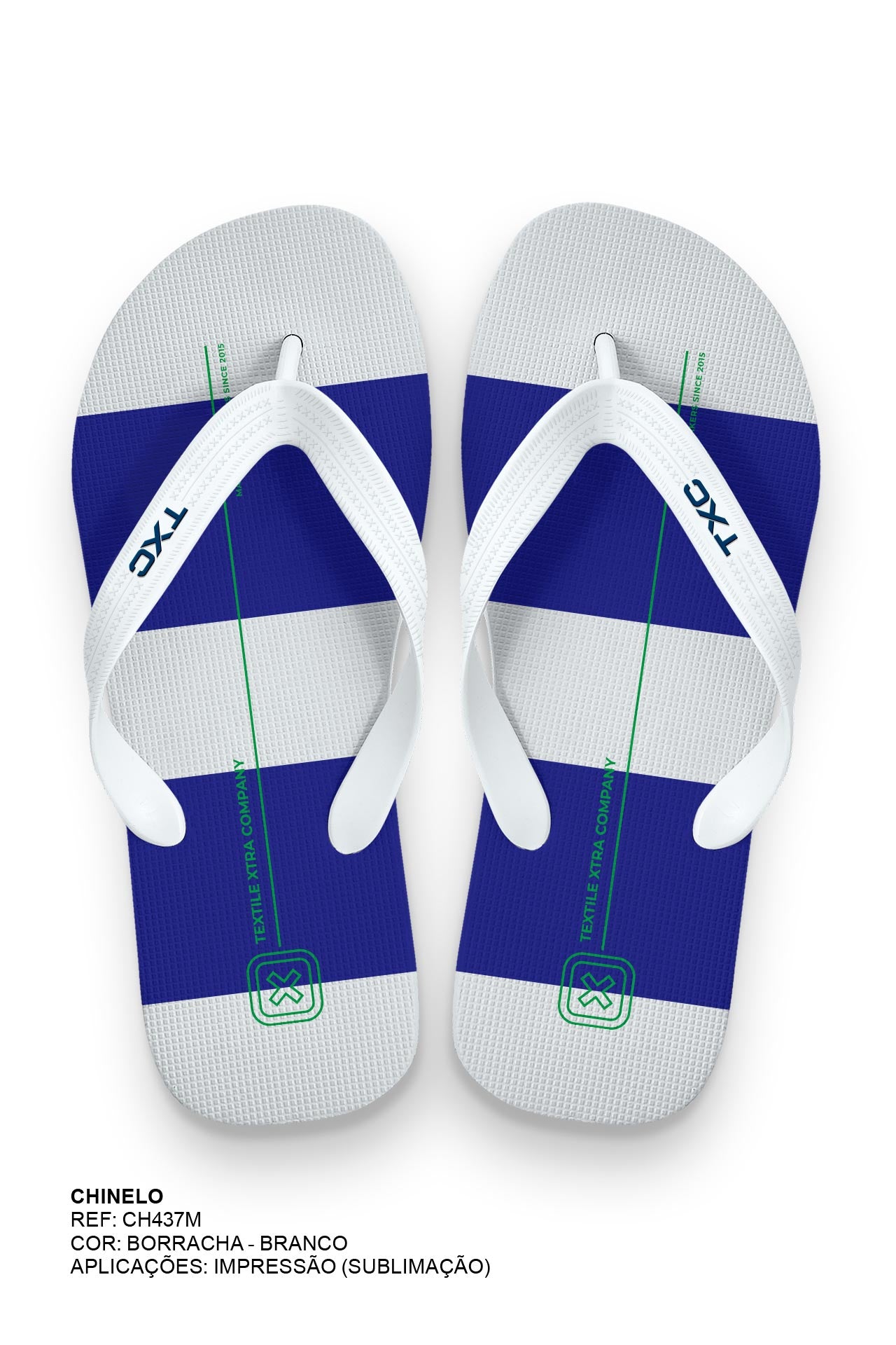 CHINELO TIRAS BORRACHA ESTAMPADO CH437M