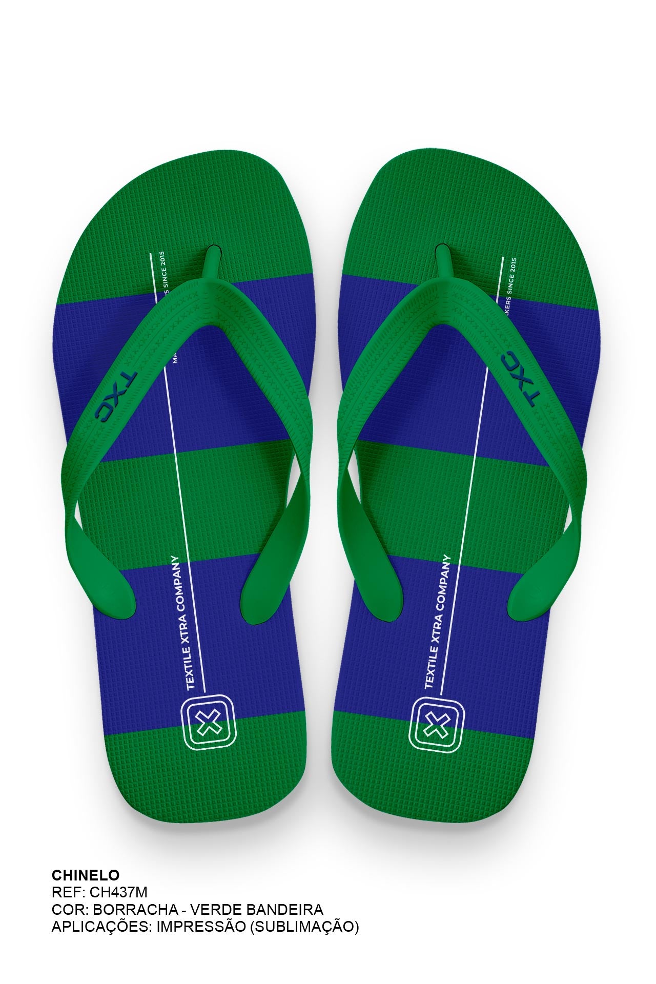 CHINELO TIRAS BORRACHA ESTAMPADO CH437M