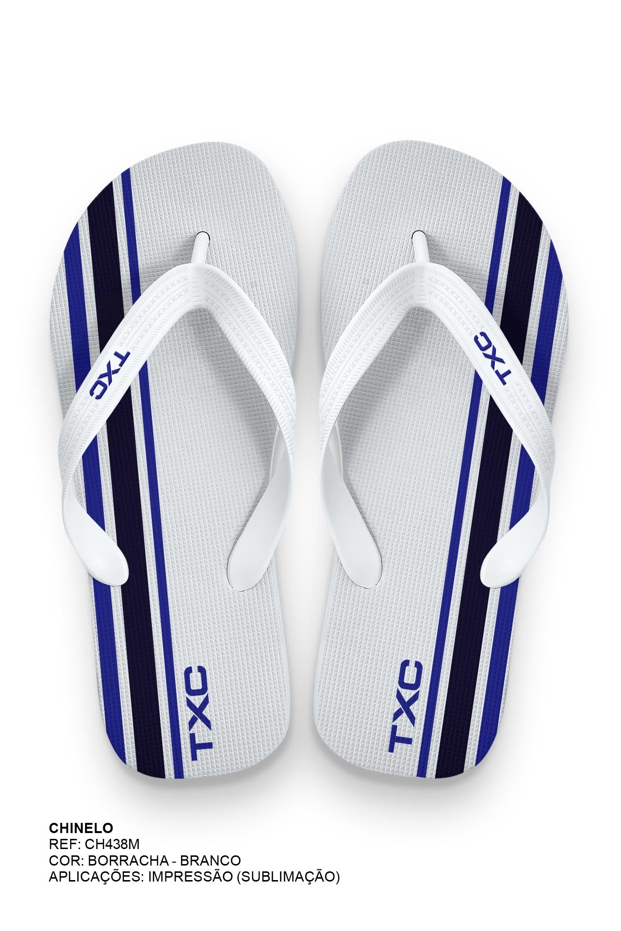 CHINELO TIRAS BORRACHA ESTAMPADO CH438M