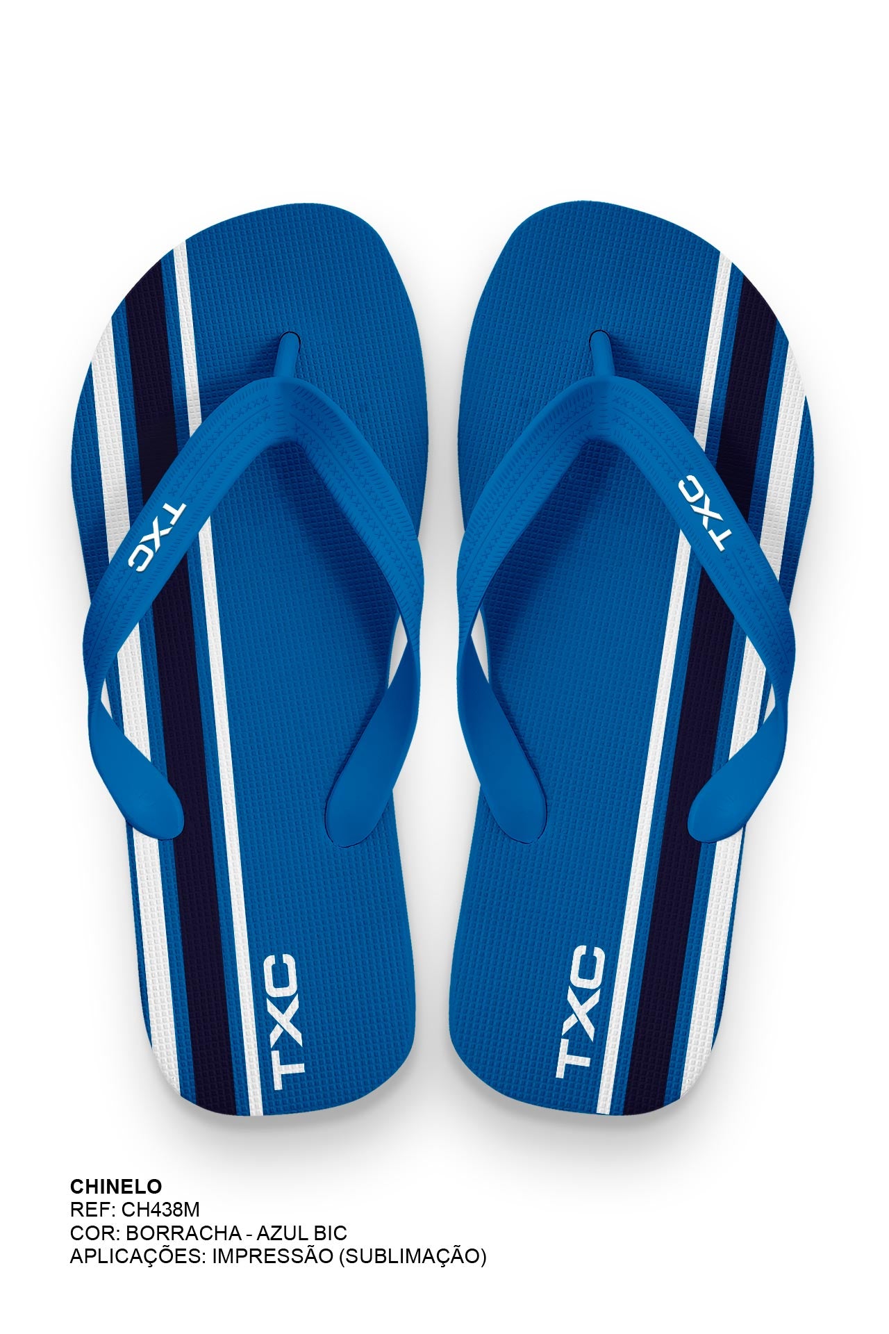 CHINELO TIRAS BORRACHA ESTAMPADO CH438M