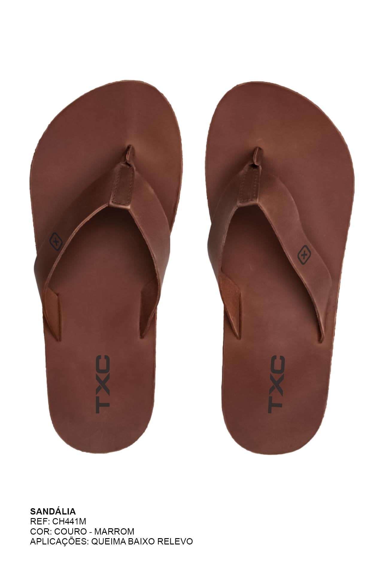 CHINELO TIRAS COURO ESTAMPADO CH441M