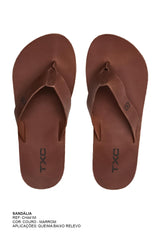 CHINELO TIRAS COURO ESTAMPADO CH441M