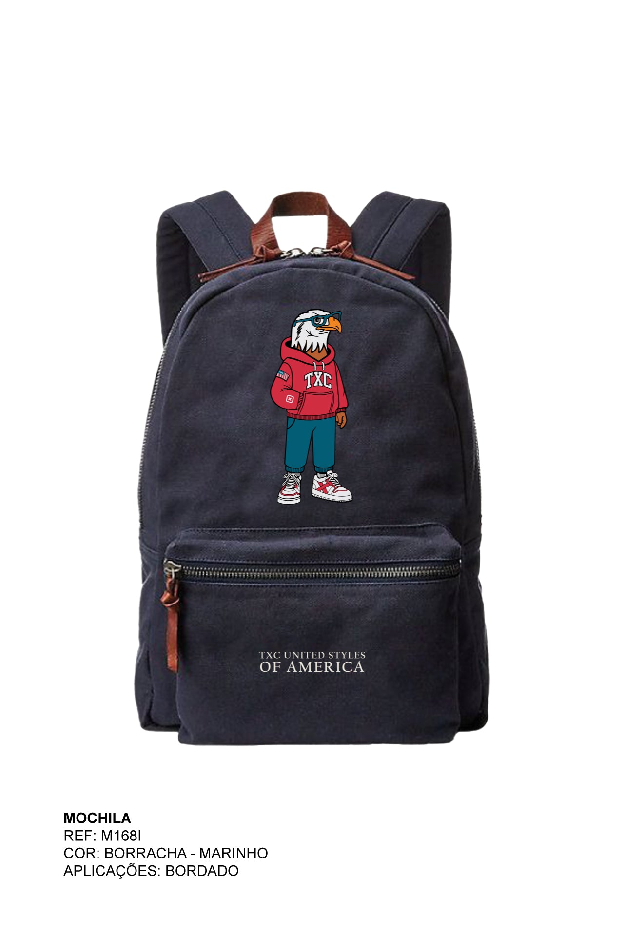 MOCHILA SARJA BORDADA M168i